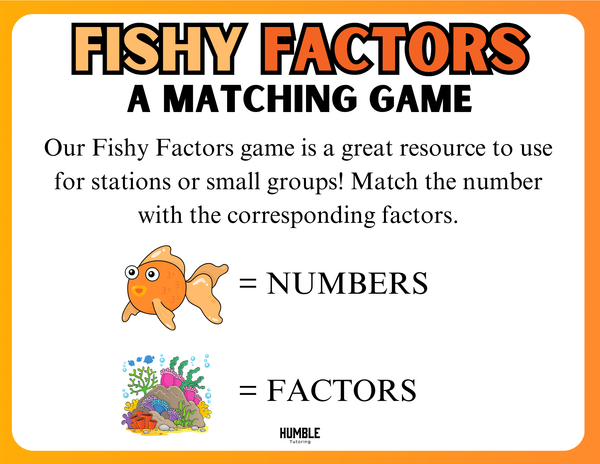 Fishy Factors: A Matching Game (Level Two)