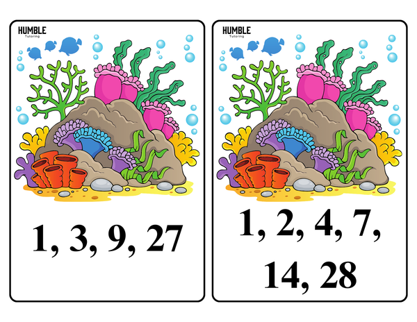 Fishy Factors: A Matching Game (Level One)