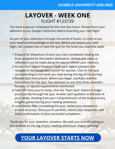 SUMMER READING ADVENTURE: YOUR PASSPORT TO THE WORLD OF WORDS